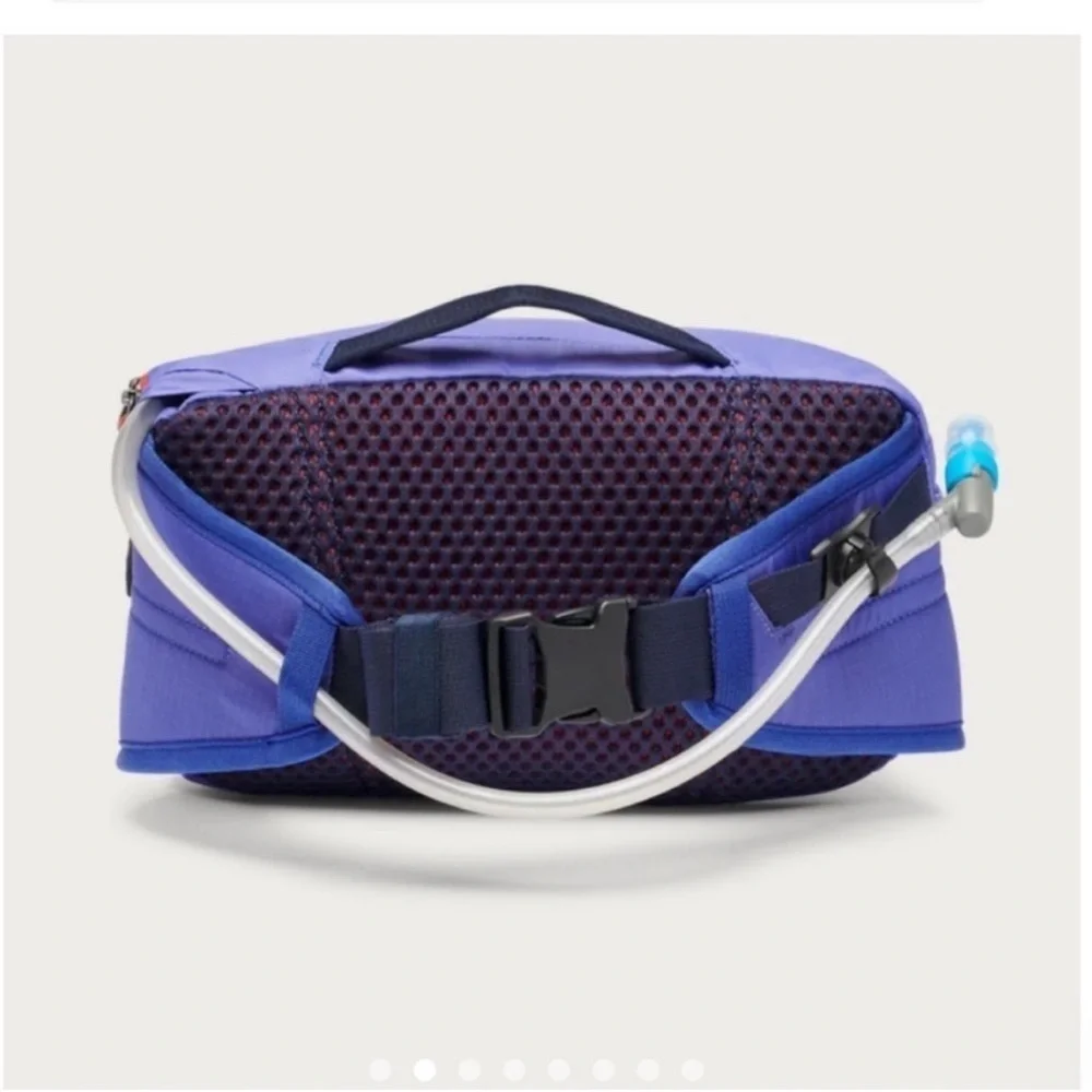 Cotopaxi Lagos 5L Hiking Hydration Hip Pack Blue Purple NWT Ventilated